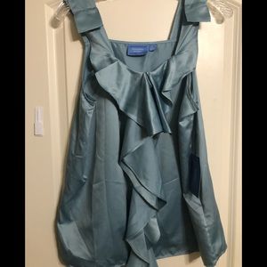 Elegant Seafoam Green,Ruffle Women's Top